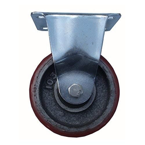 Cast Iron Wheel with Fixed Base 80 mm