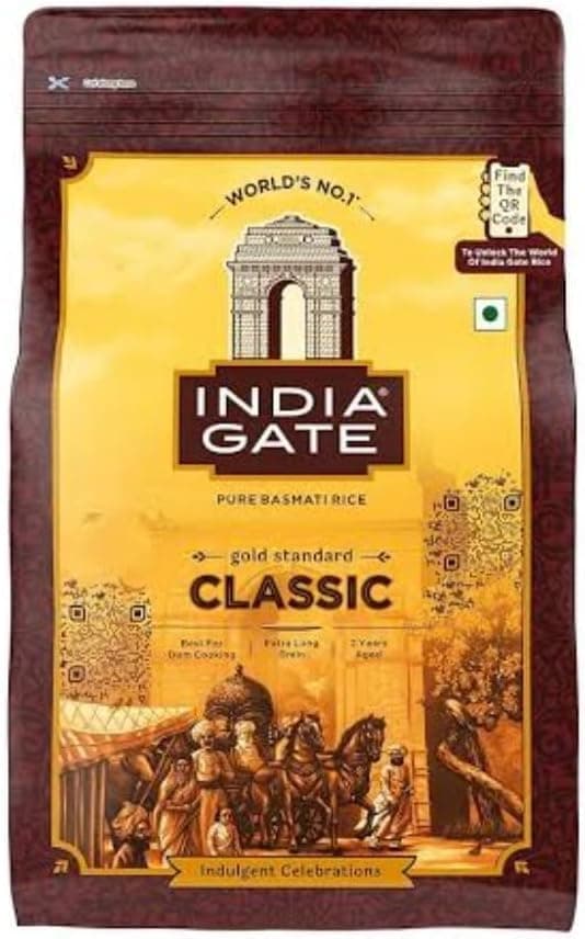- Basmati Rice Pouch, Classic, 1kg