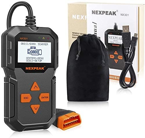 NEXPEAK Portable NX301 OBDII Code Reader