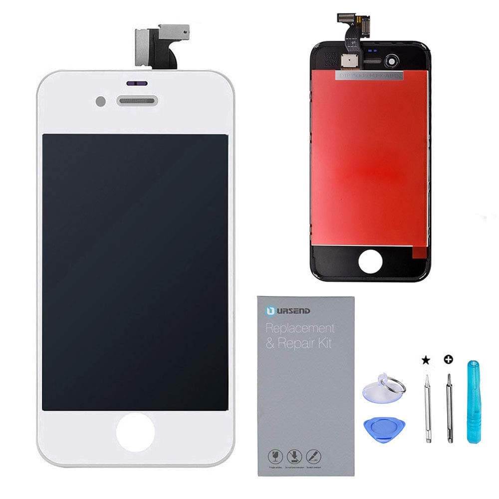 iPhone 4S LCD Touch Screen Replacement Display Digitizer Assembly Kit White with Repair Tools …
