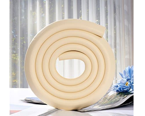 2 metre U-Shape Edge Protector Premium Foam Cushion Table Edge Corner Guards Protectors Edge Guards in Beige by Design61