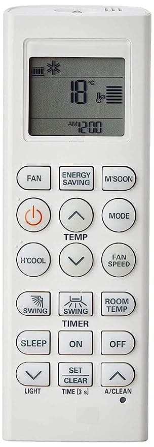 Air Conditioner Remote Control Compatible for Lg Split and Window AC Remote (AC-36i)