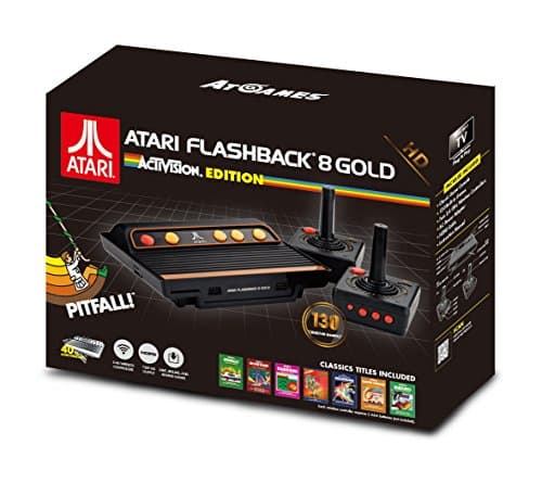 Atari Flashback 8 Gold: Activision Edition with 130 Games,Includes 2 Wireless Controllers - HDMI output