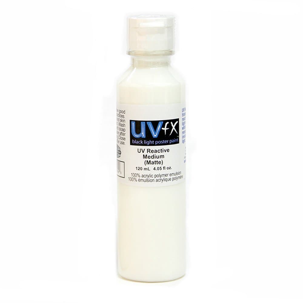 Uvfx Black Light Medium 120Ml Matte, White,
