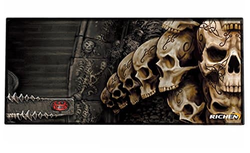 RICHEN Large Gaming Mouse Pad Mat, Office Mouse Pad Extra Large Size, Washable Material Extended XXL Size Mouse Mat Pad, Non-Slippery Rubber Base,35.4"x 15.5" (Edge Stitched)(GMP-23)