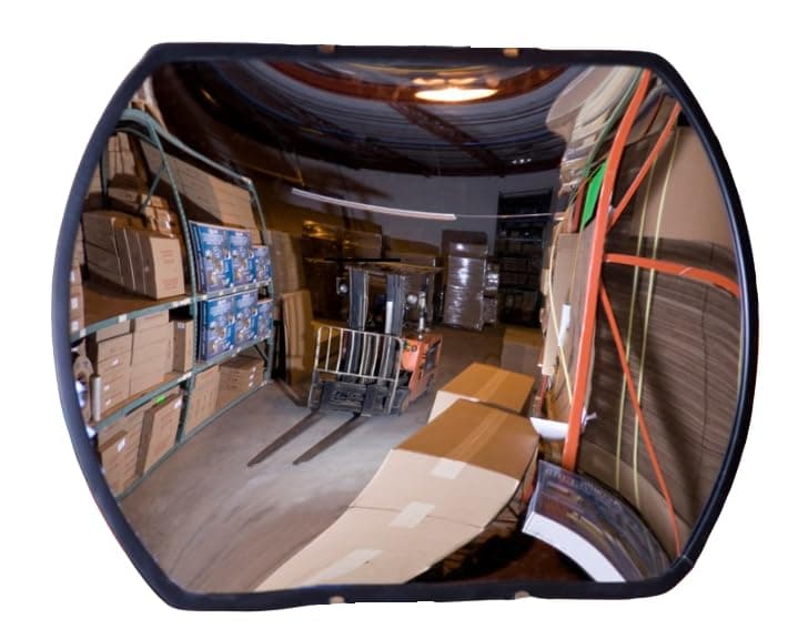 18"X 36" Acrylic Rectangular Convex with Plastic Back