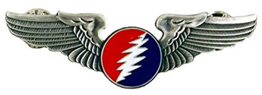 Grateful Dead® Circle Bolt Small Pilot Wing Pin
