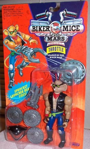 Biker Mice From Mars THROTTLE Action Figure