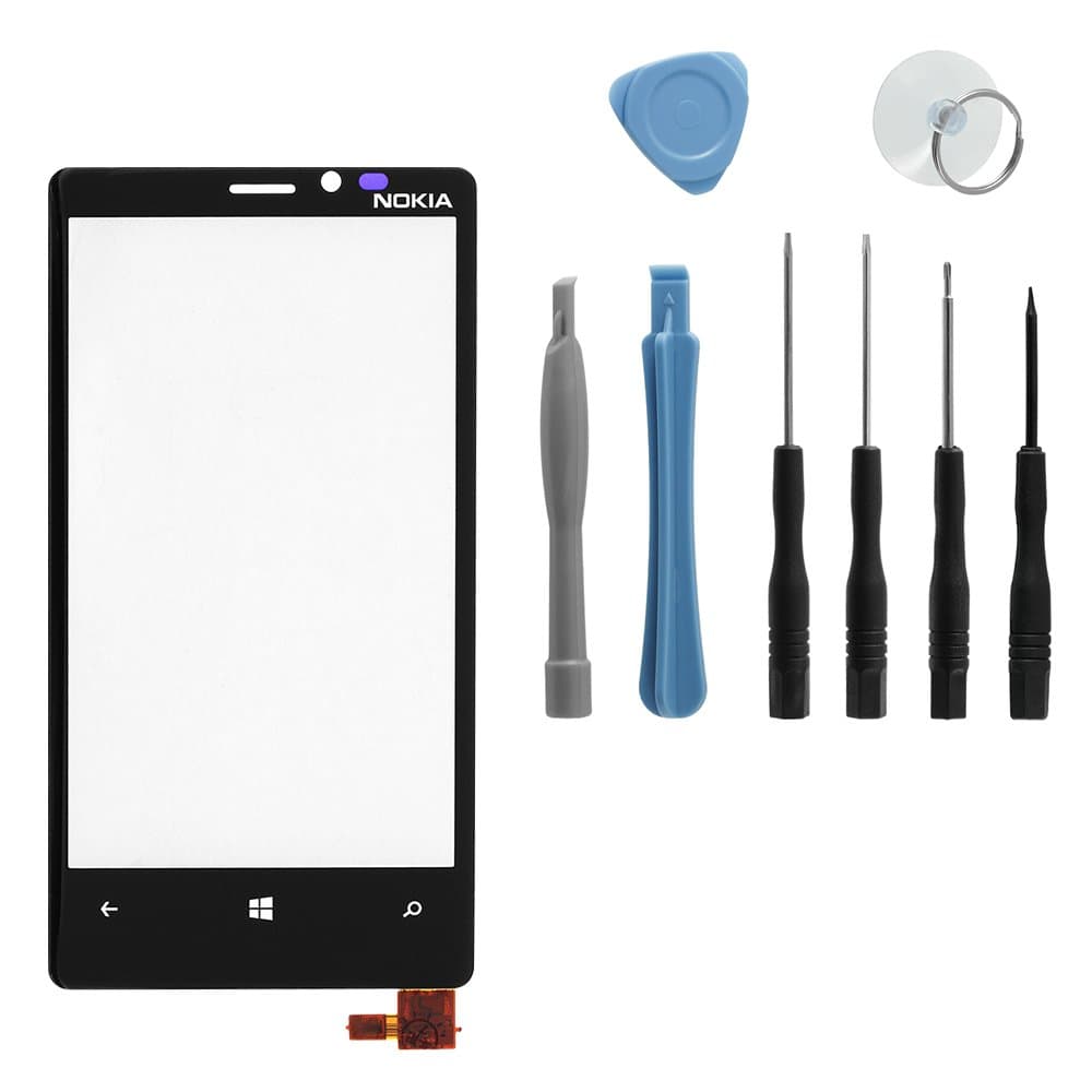 Touch Screen Digitizer for Nokia Lumia 920 - Black Front Panel Repair / Replacement Part + Tools