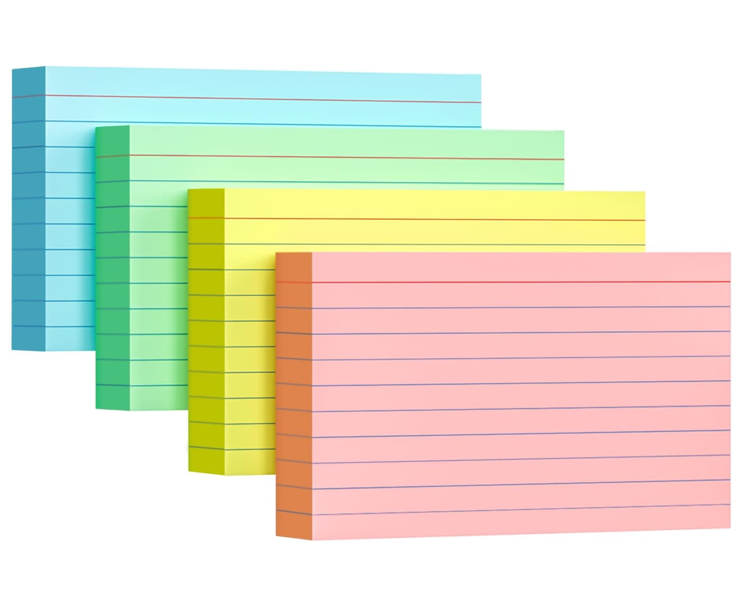 Colored Index Cards 3x5, 200 Pack