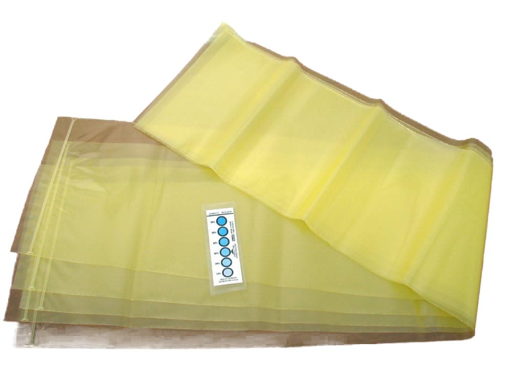 Rust Prevention Multipurpose Poly Bag with Zip Closure with Corrosion Prevention and Protection - 10" x 50" - 5 Pack