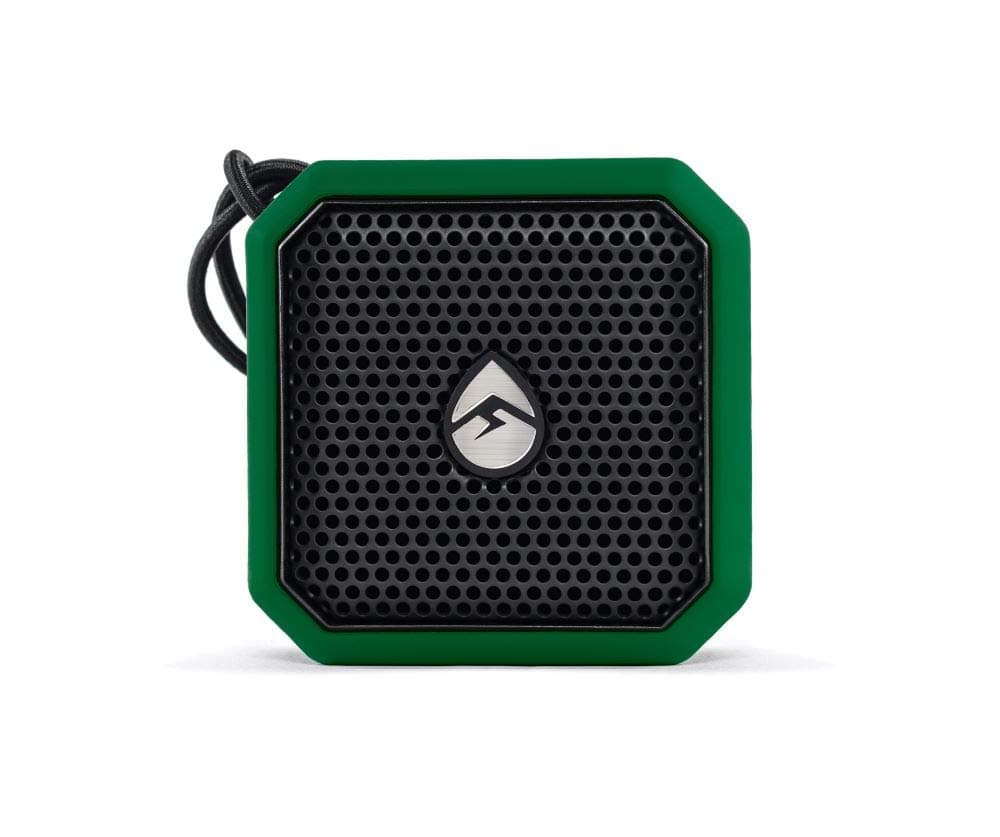 EcoPebble Lite GDI-EXPLT503 Rugged Waterproof Floating Portable Bluetooth Wireless 5-Watt Mini Smart Speaker (Hunter Green)