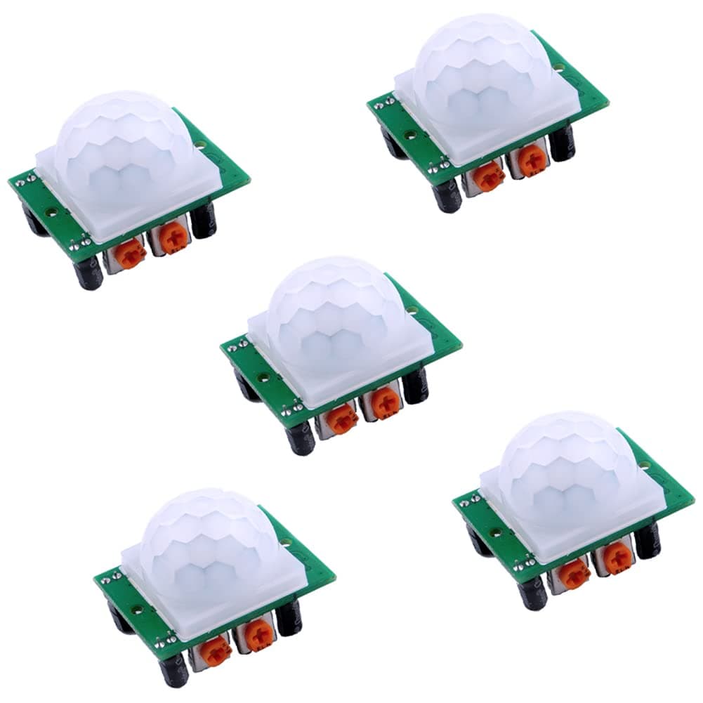 5 Pack HC-SR501 Pir Motion IR Sensor Body Module Infrared for Arduino