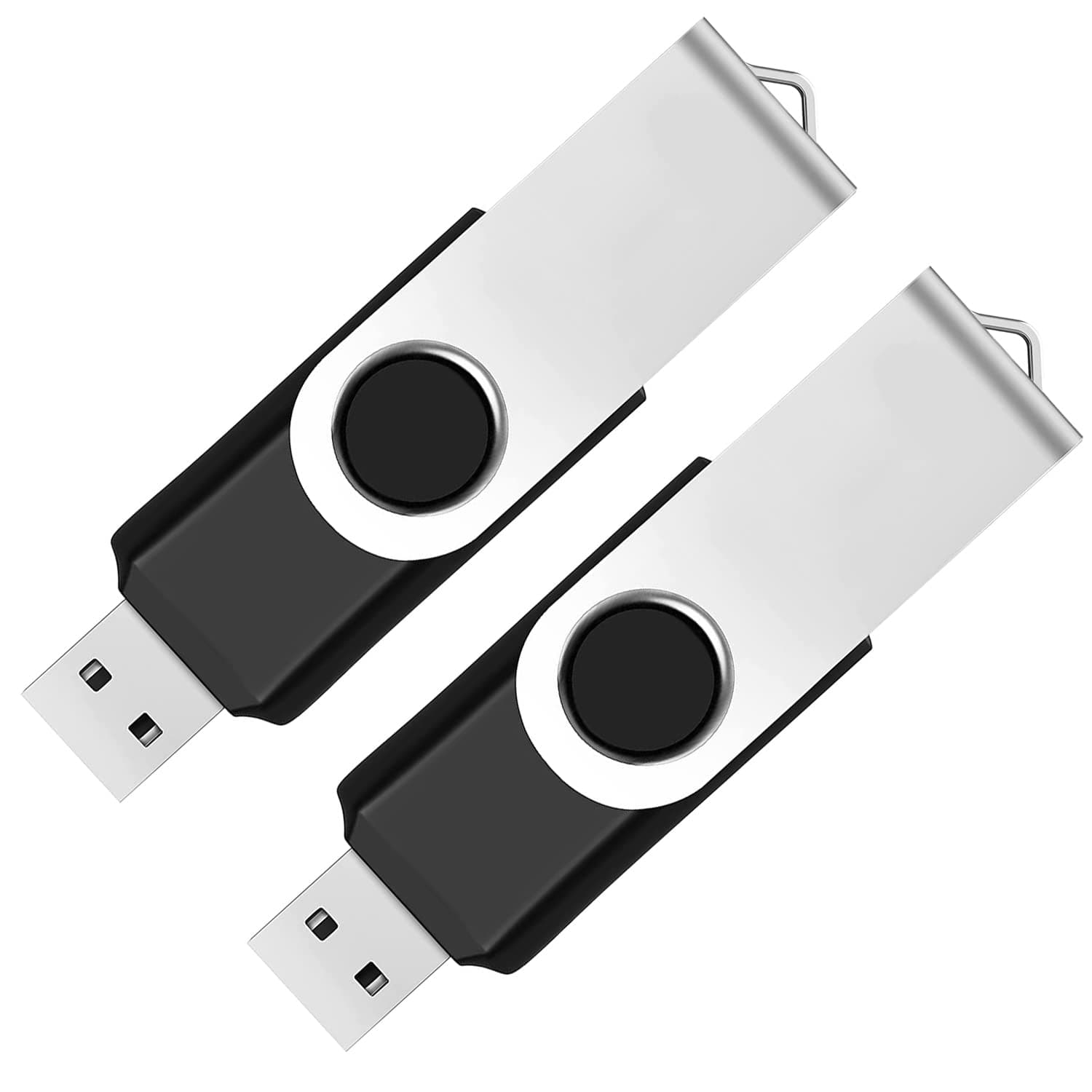 ALMEMO 20 Pack USB Flash Drive 2.0 Bulk USB Thumb Drives Memory Stick Jump Drive Zip Drives 64GB 2 Pack