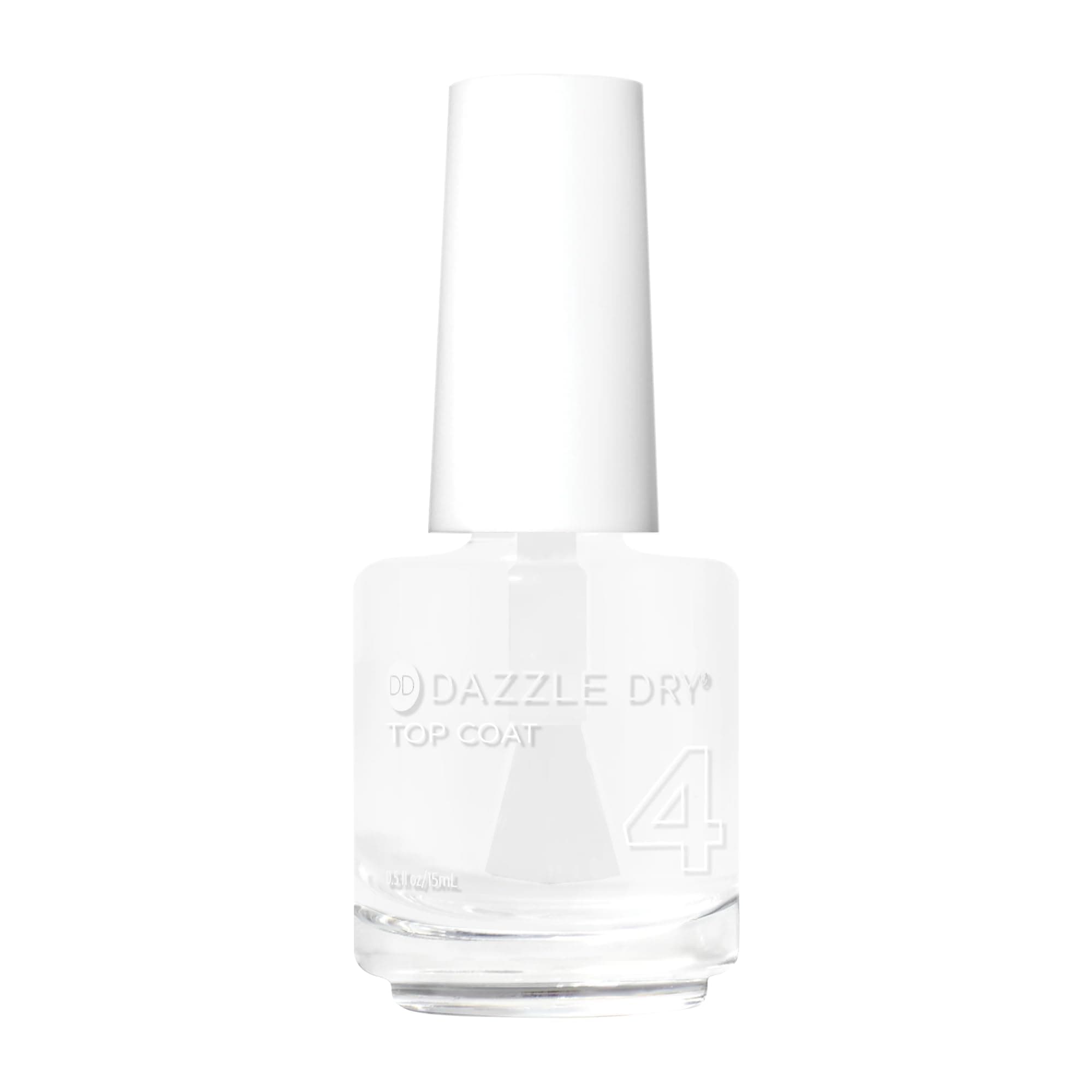 Dazzle Dry Top Coat - Step 4 - A Quick Dry Top Coat Nail Polish - A Gel Nail Polish Alternative for Long-Lasting, Non-Toxic Manicures (0.5 fl oz)