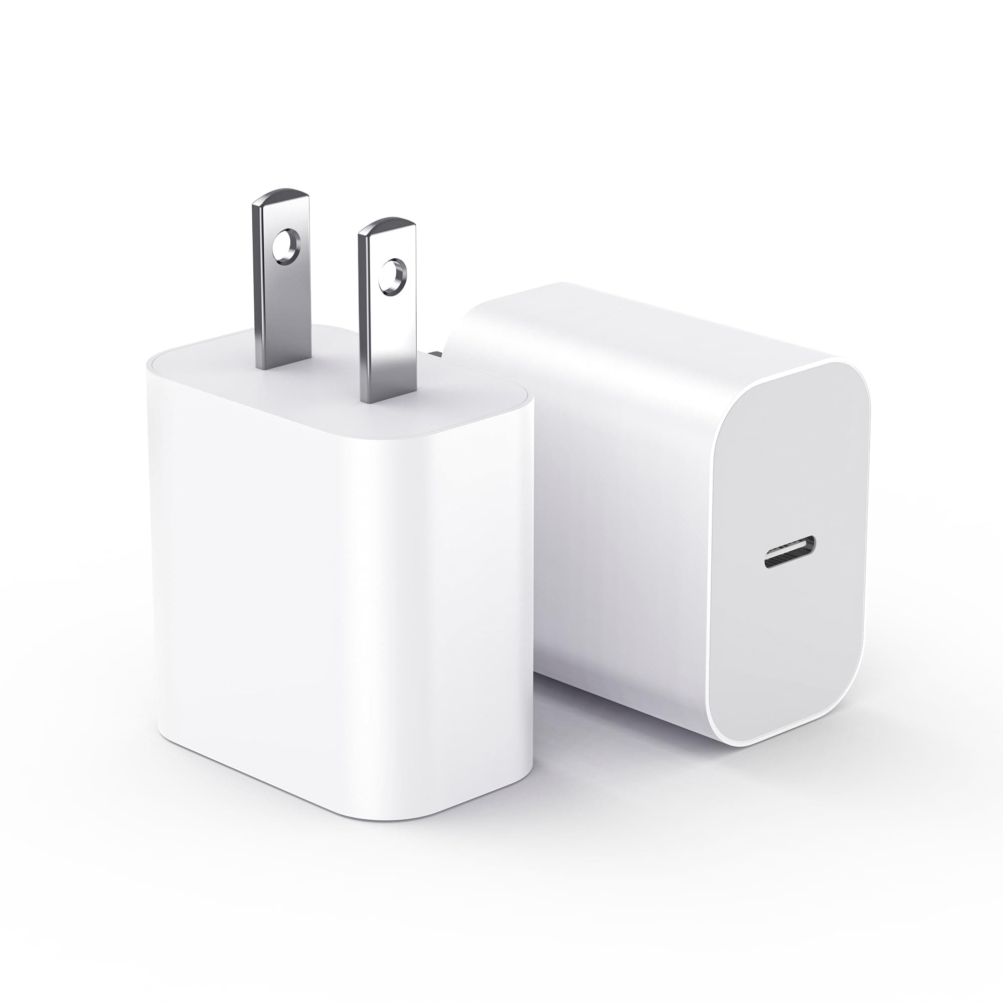 USBC Charger Block for iPhone 17 Charging Plug,MFI Certified Fast USB C Wall Cube 2Pack Power Adapter for iPhone16E/17/Air/Pro/Plus/Pro Max/15/14/13/12/11,for iPad Pro/Air/Mini USB-C Charge Brick Box