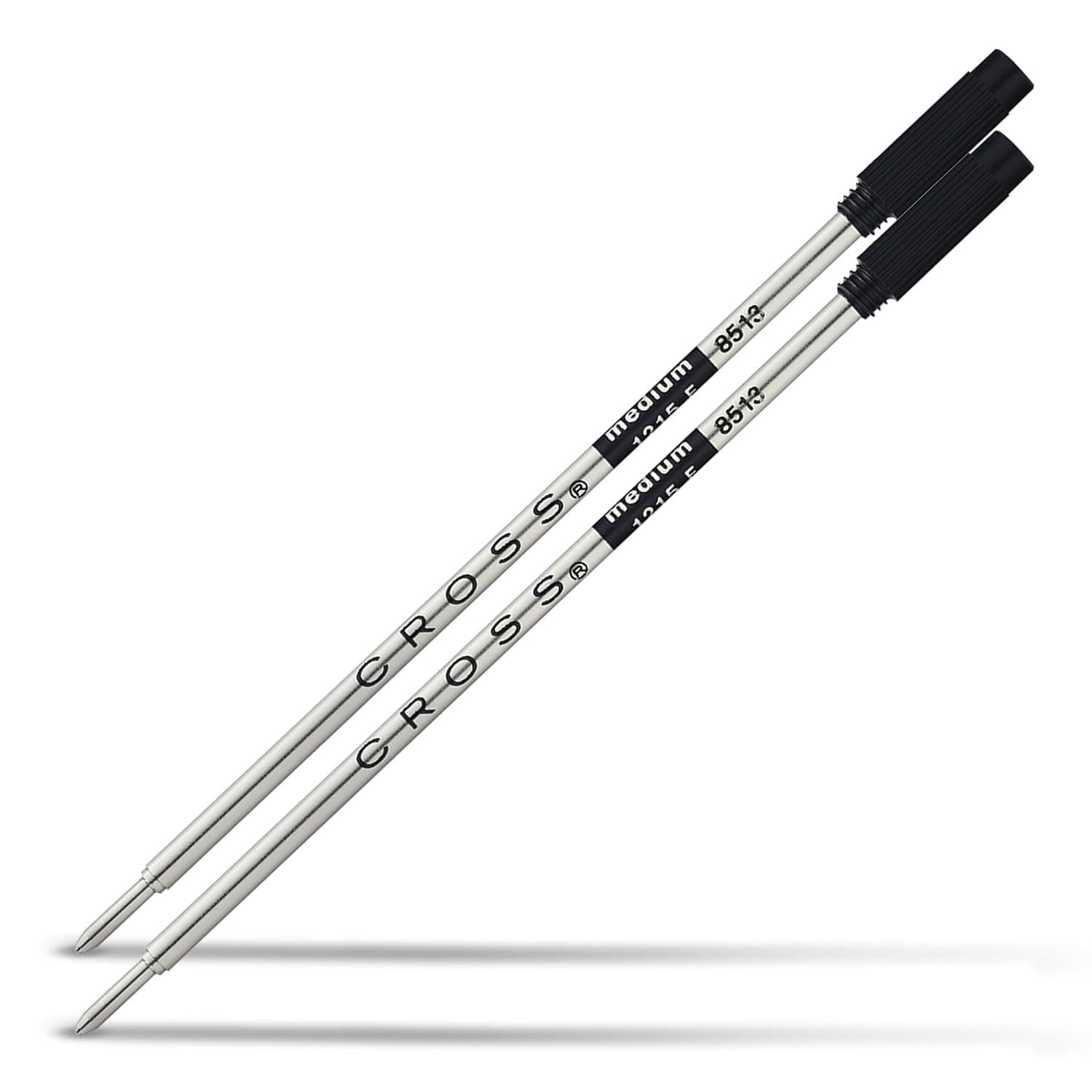 Cross Ballpoint Pen Refill - Black - Medium - 2-Pack - Refill for Consistent Ink Flow - Quick-Drying &