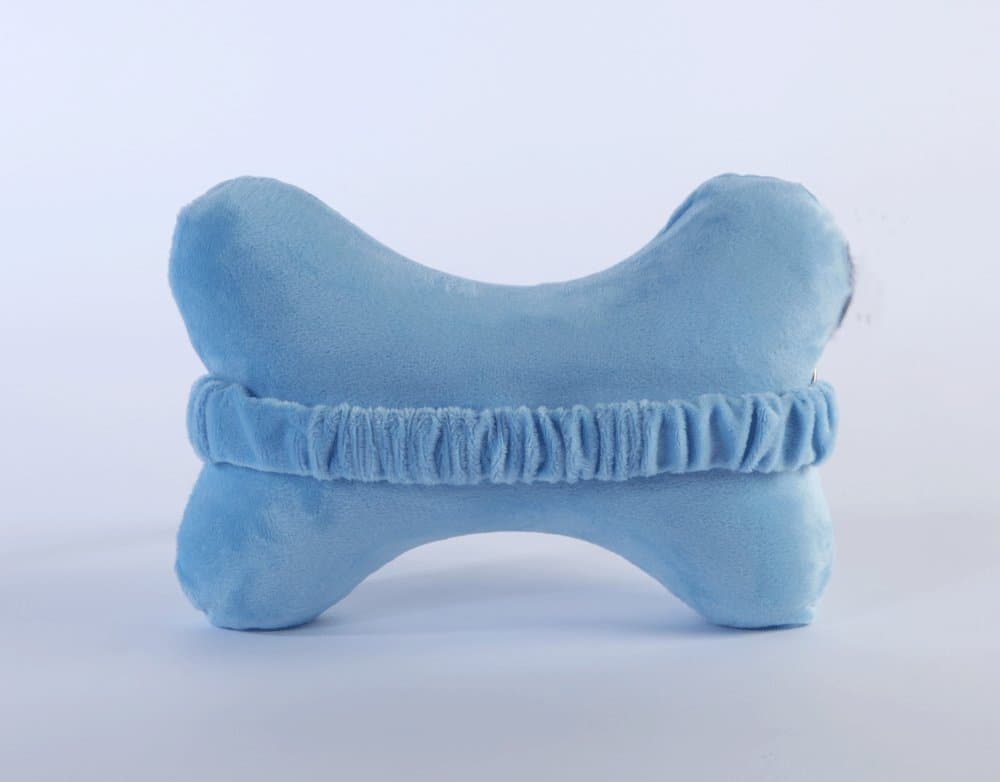 Softcomfy The Space Memory Foam Back Office Use Neck Bone Pillow Car Pillow Comfortable(Blue)