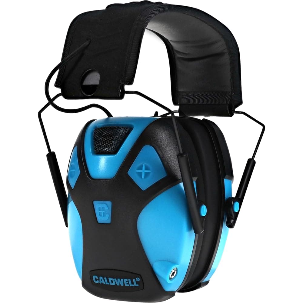 E-Max Pro Electronic Hearing Protection Earmuffs Sound Amplification, Low Profile, for Range Shooting, Hunting