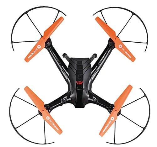 Eagle Eye 4.0 RC Drone - Live Streaming HD Camera Quadcopter Kit in Aluminum Carrying Case with Auto Hover, Takeoff, and Landing