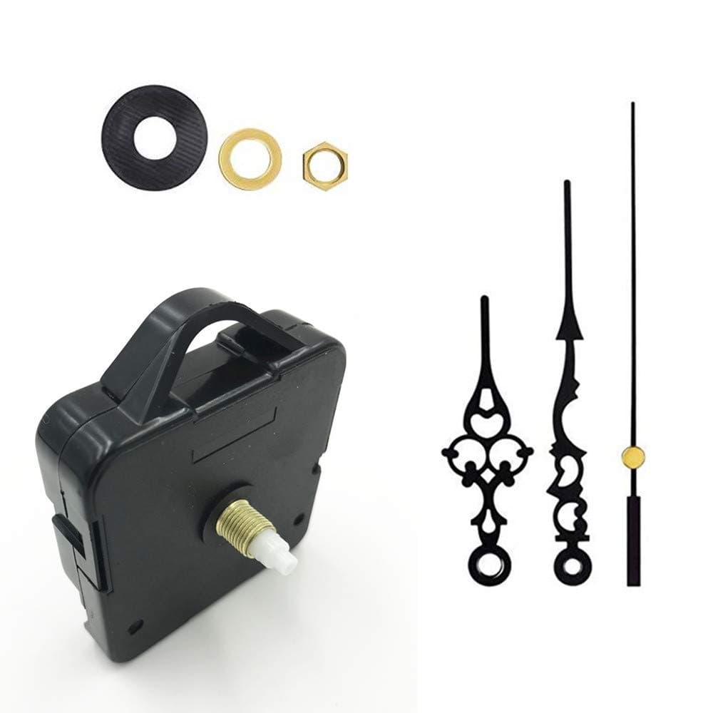 Clock Replacement Movement,Sageme High Torque Clock Motor Movement Battery Operated Battery Clock DIY Parts Replacement Mechanism Shaft Length 17mm(43/64 inch),Thread Length 9.5mm (3/8 inch)