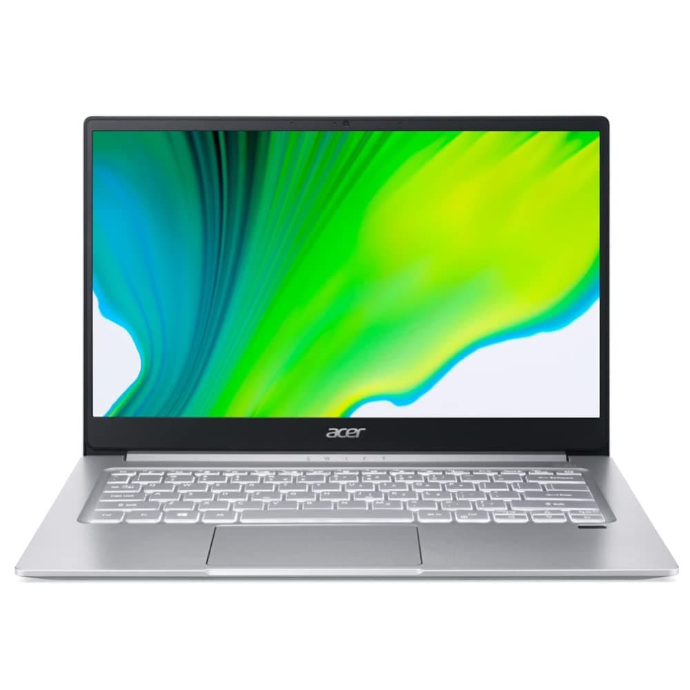 Swift 3 Intel Evo Thin & Light Laptop, 14" Full HD, Intel Core i7-1165G7, Intel Iris Xe Graphics, 8GB LPDDR4X, 256GB NVMe SSD, Wi-Fi 6, Fingerprint Reader, Back-lit KB, SF314-59-75QC