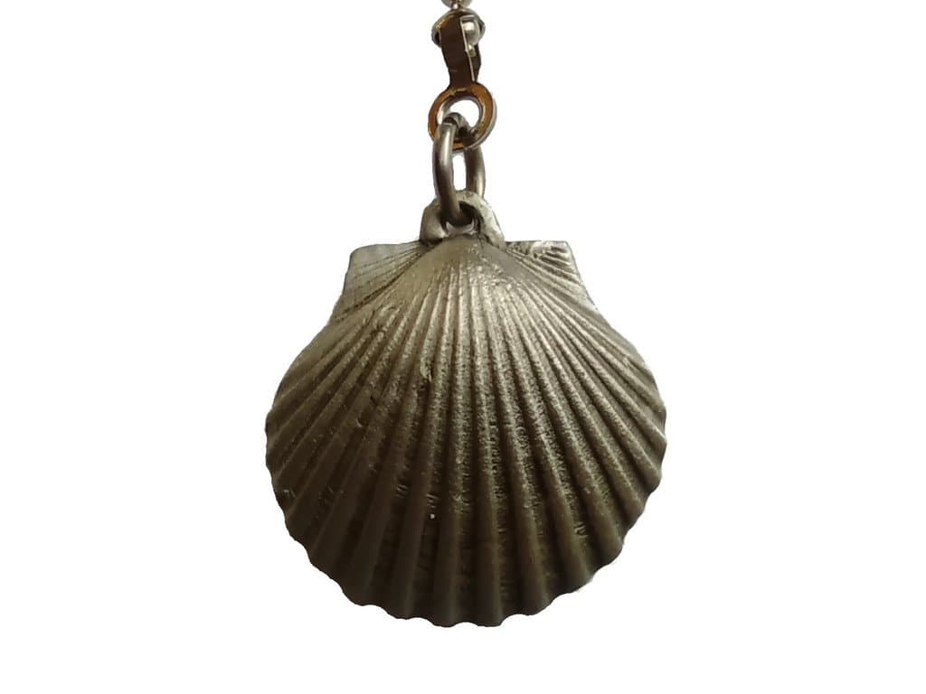 Pewter Seashell Ceiling Fan Pull Chain