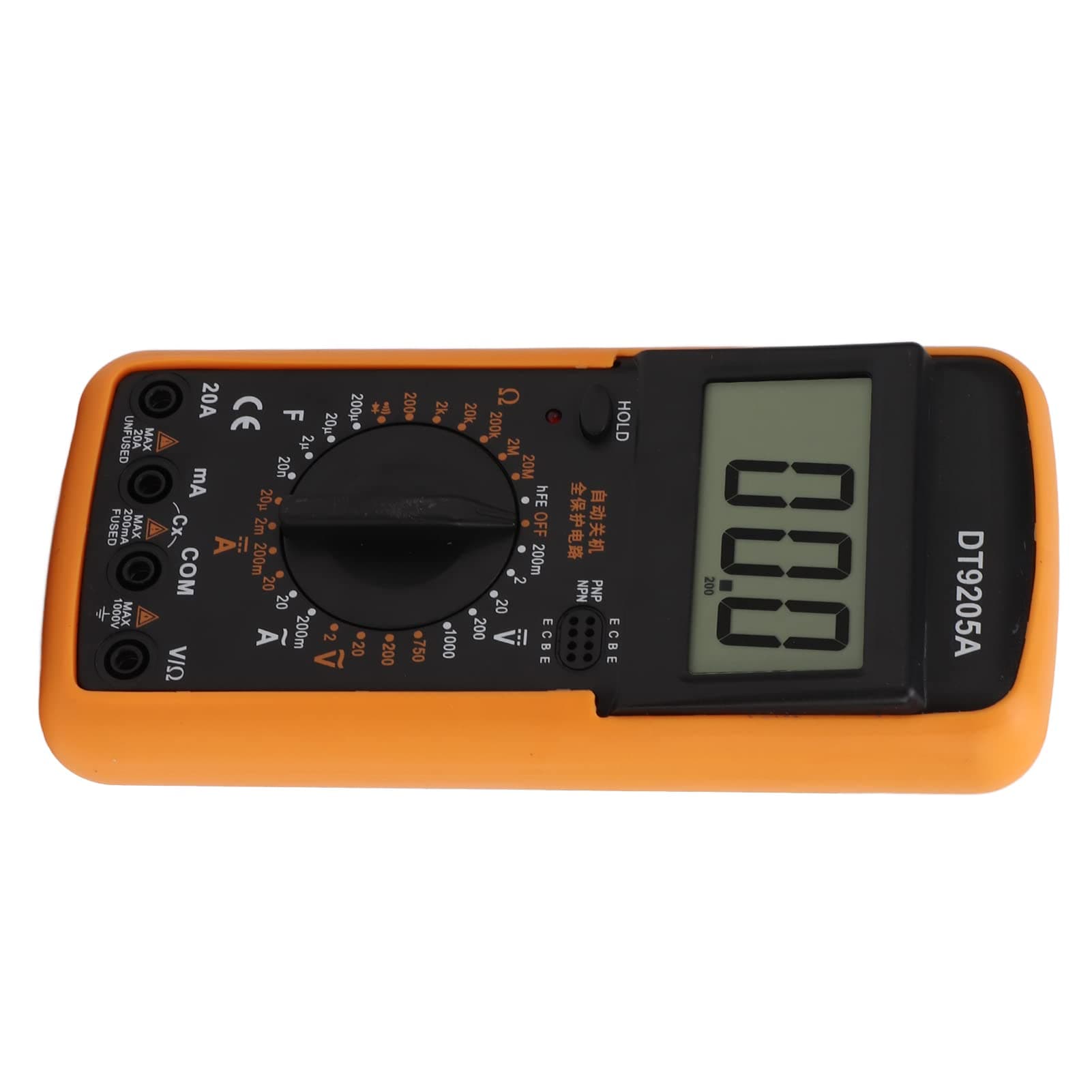 Universal Meter, Multimeter DT9205A Multifunction High Accuracy with Test for Power Distribution Room for Worker for Factory