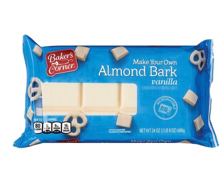 Vanilla Almond Bark, 24 OZ segmented bar