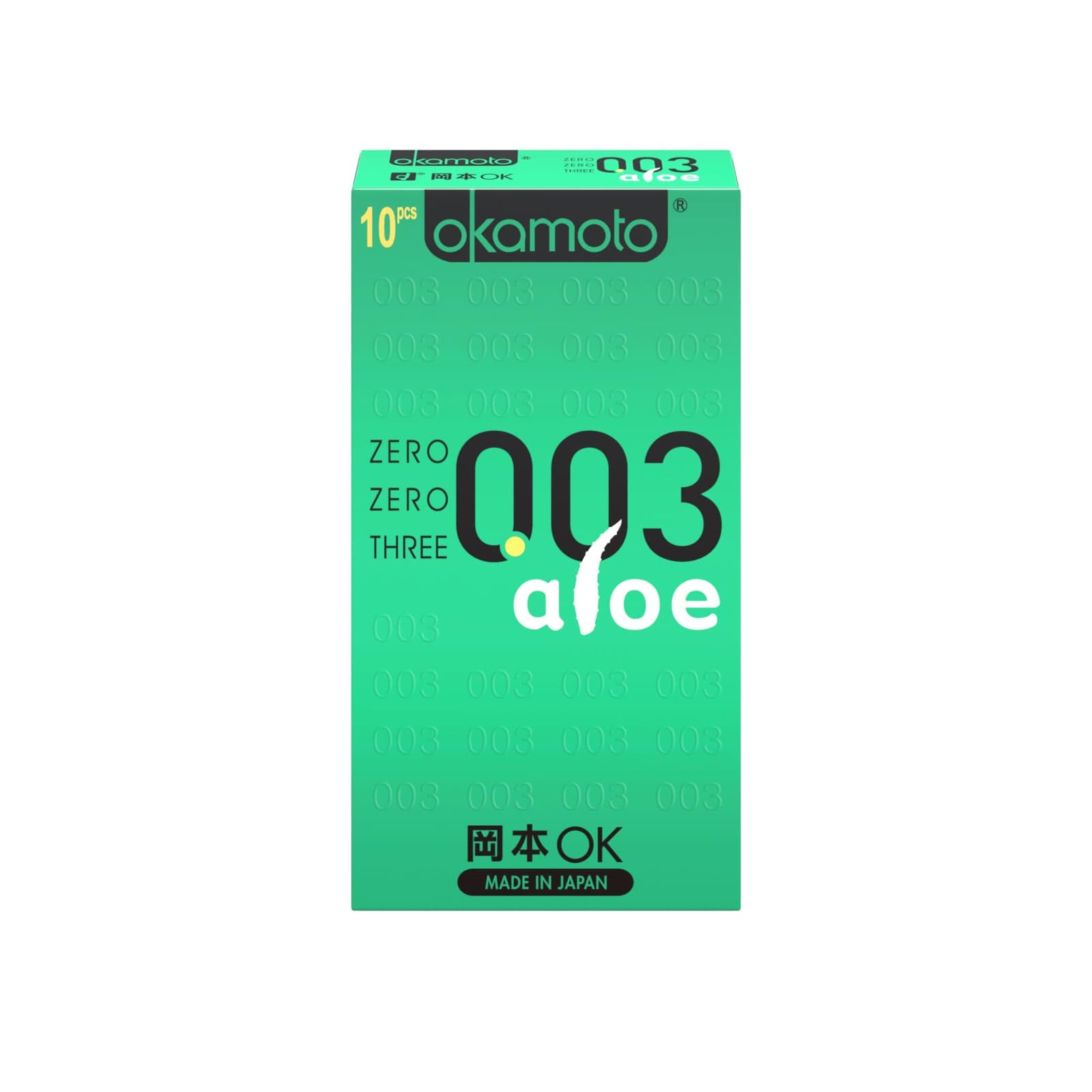 OKAMOTO 003 Aloe 10 per box