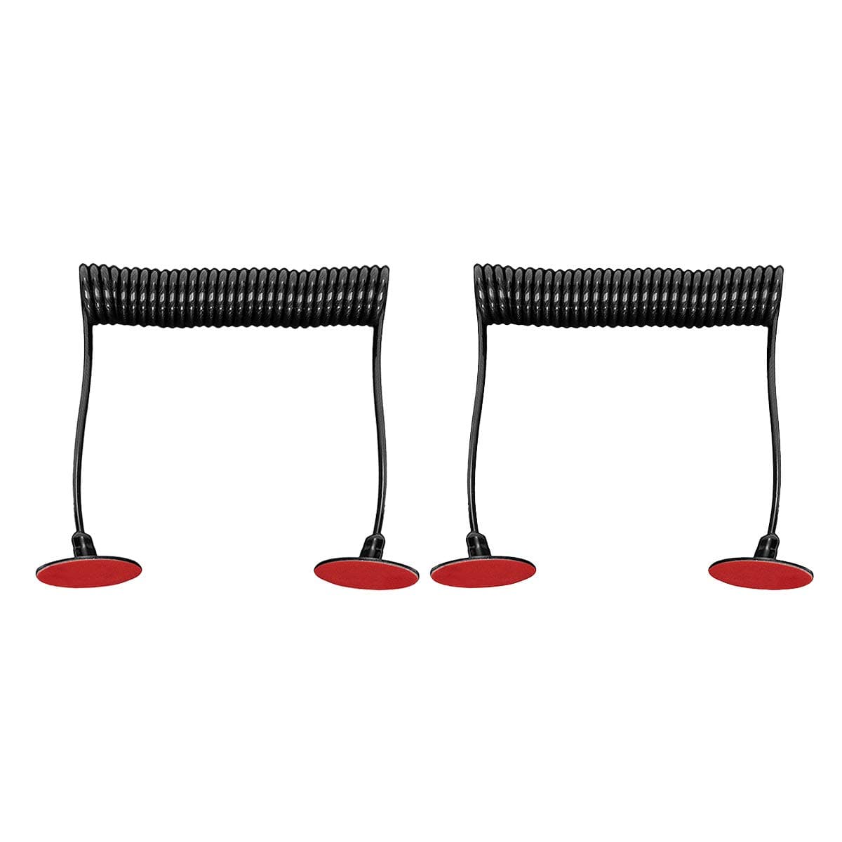 I3C 1.5M/4.9Ft Retractable Remote Control Tether-2Pcs, Remote Leash, Remote Cord, Remote Control Security Lock for TV,Gaming Controller,Tablets