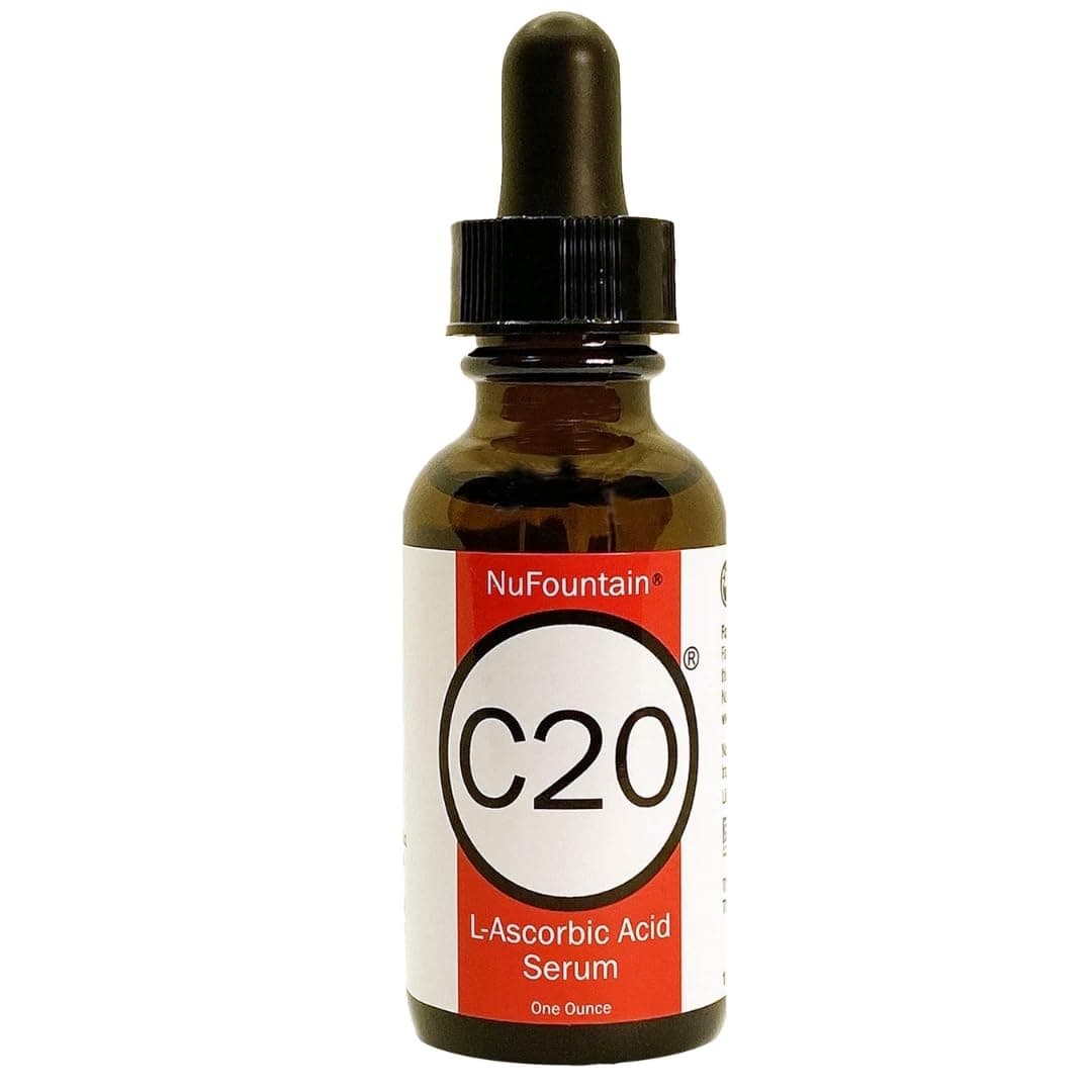 C20 HAND CRAFTED 20% L-Ascorbic Acid Serum. 1 Fluid Ounce. Made Fresh When Ordered