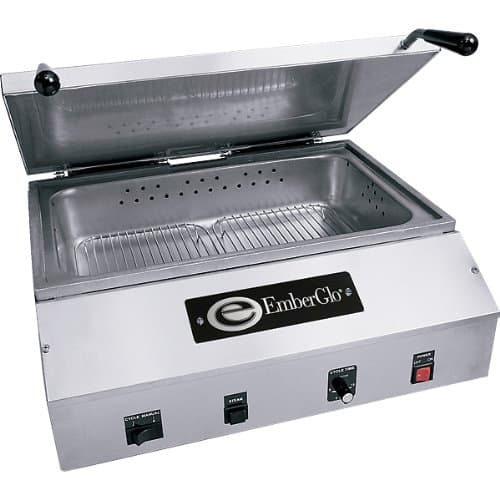 Full Size Top Opening Push Button Food Steamer with Timer