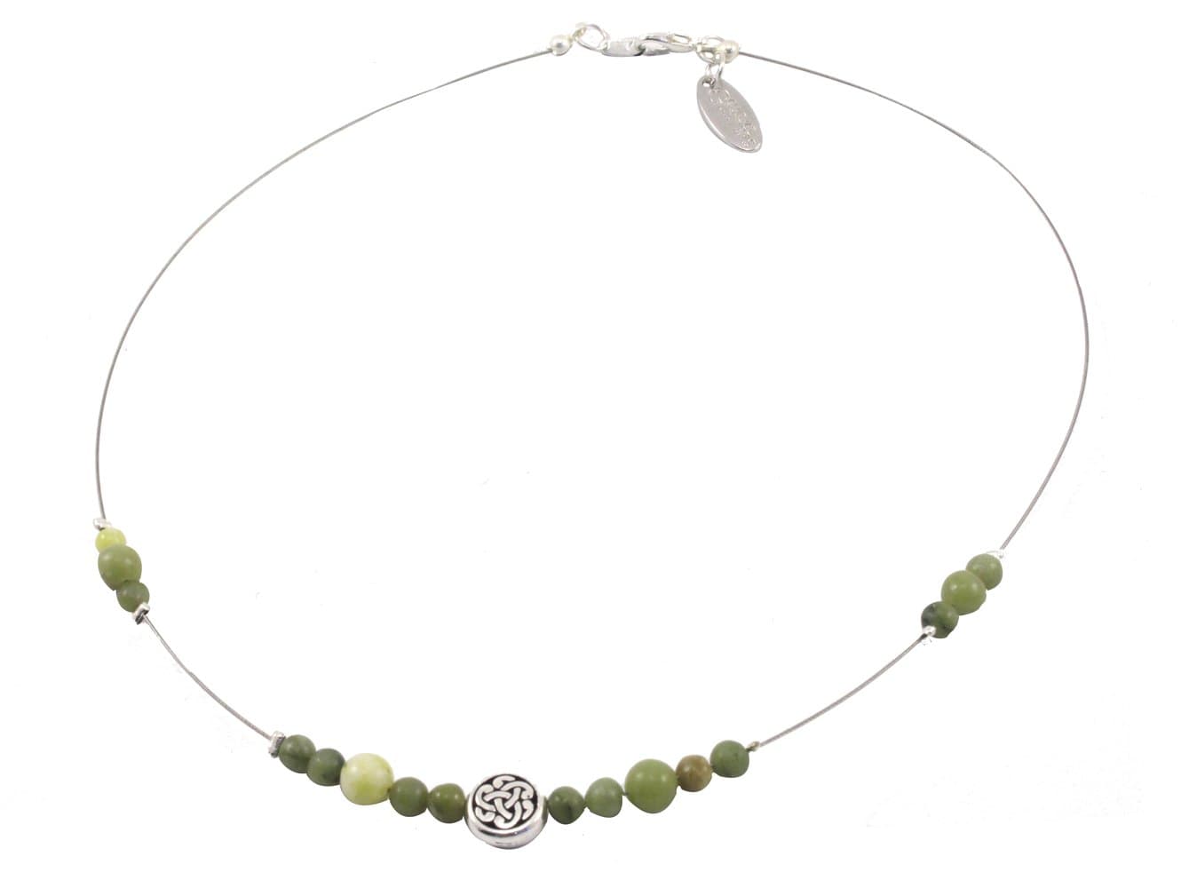 Connemara Marble Single Strand Celtic Necklace