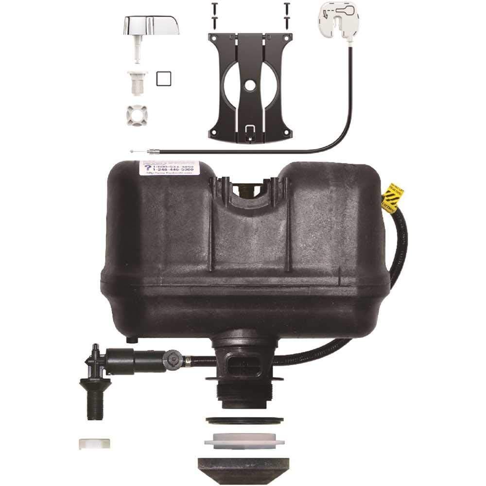 Pressure Assist Flushing System, Plastic
