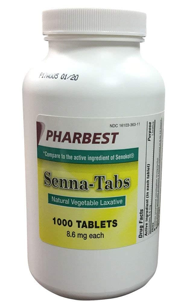 Sennamg Natural Vegetable Laxative Tablets