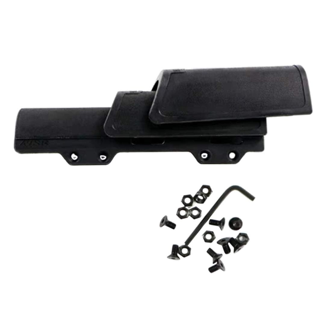 XFB-Tool, Rowsfire 1 Pcs Special Cheek Riser For CTR Stock Gun Toy Prats Modified Exterior High Part Quality - Black (Color : 2606541)