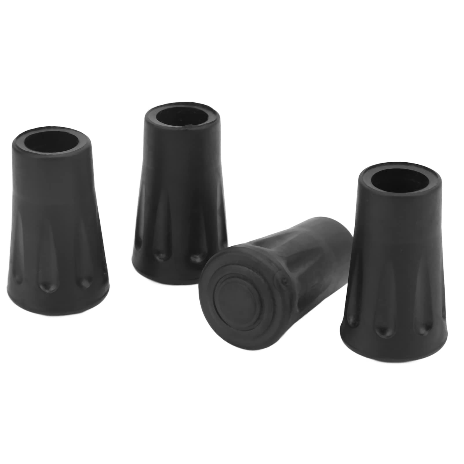 Pole Tip Protectors, Pole Tips Replacement Shock Absorbing Anti Slip for Hiking Poles with 12mm Hole Diameter
