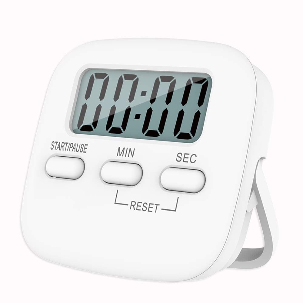 Digital Kitchen Timer, Professional Cooking Timer, Large Display and Loud Alarm Countdown Up Magnet Timers, for Cooking Baking Sports Games Office (Battery Included)