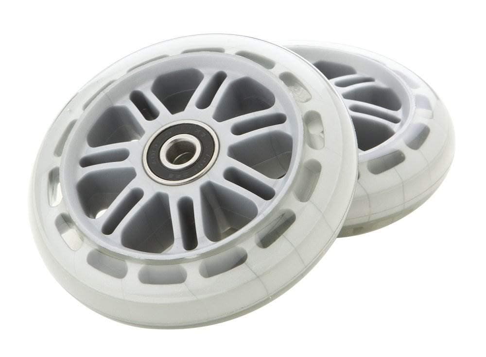 Razor Scooter Replacement Wheels Set with Bearings - Clear