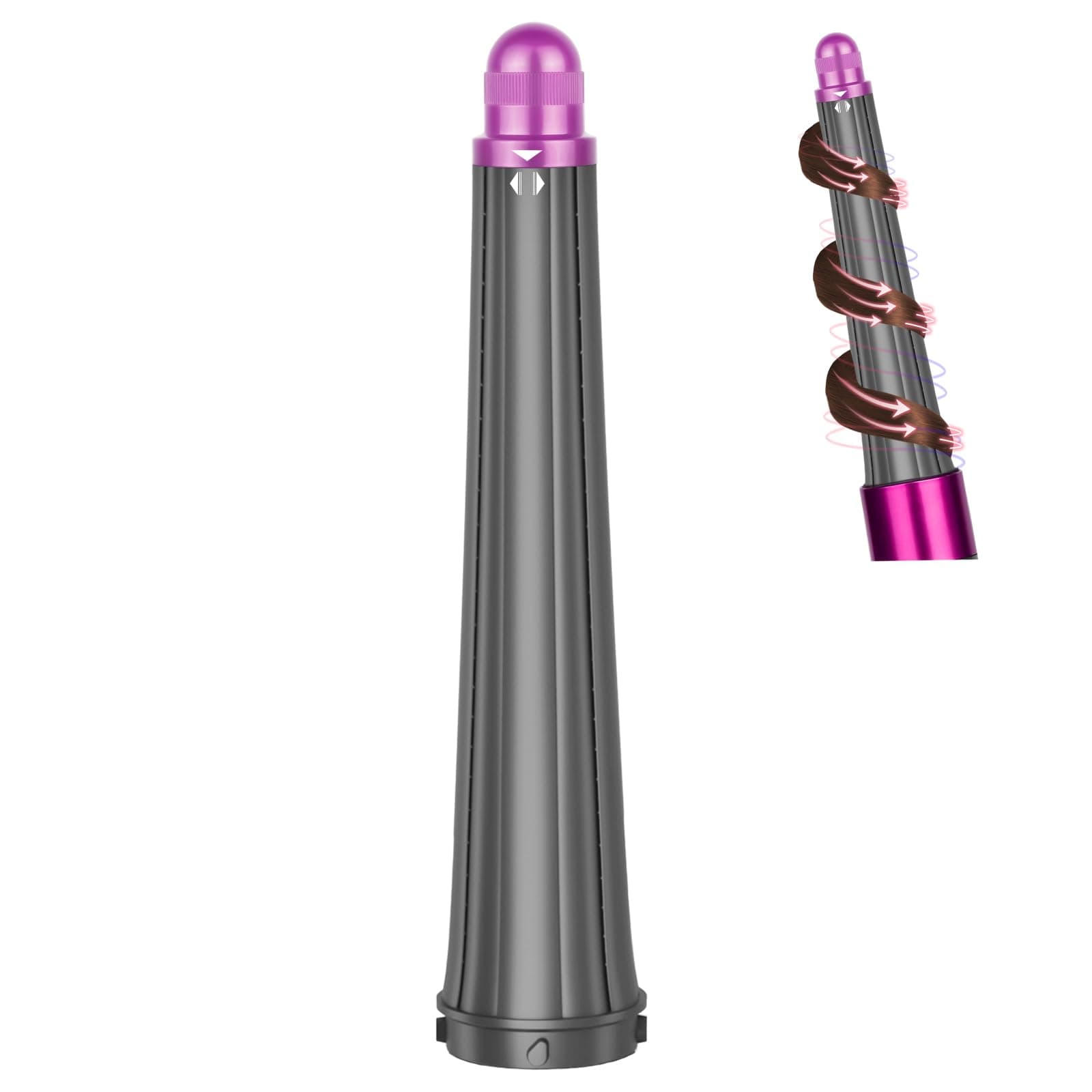 Conical Long Hair Barrels Attachment Compatible with Dyson Airwrap HS01 HS05 HS08 Accessories, Automatic Curling Iron Curlers for Tight Inward Curls Voluminous Outward Waves