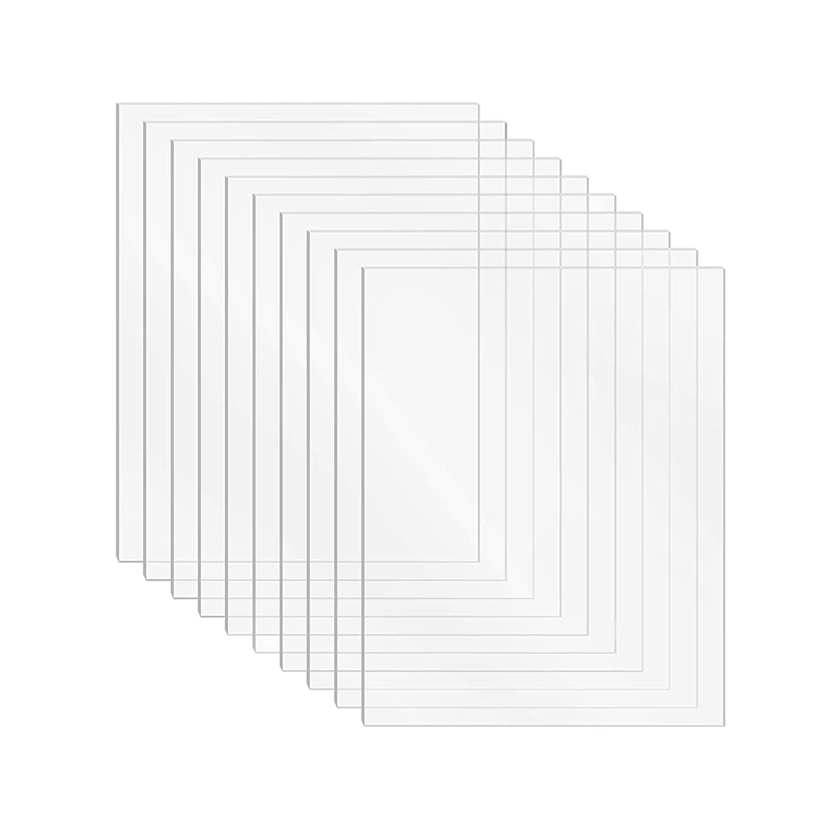 Clear acrylic sheet--10 Pcs