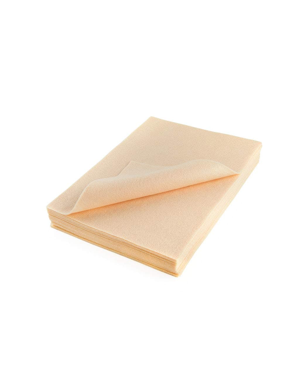 The Felt Store Craft Felt Assorted Sheets - 9" x 12" - 25-Piece Pack- Craft Fabric for DIY Arts & Crafts, Decorations - Soft and Durable Craft Felt - Crafting & Embroidery Material – Light Apricot