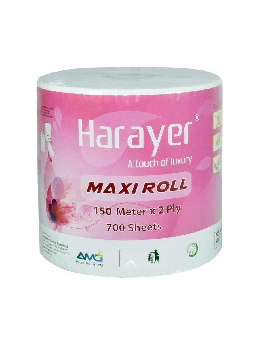 Harayer Maxi Roll, 700 Sheets X 2 ply