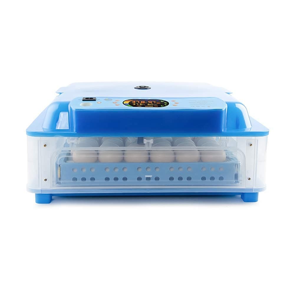 ZFF Incubators For Hatching Eggs Automatic Turning, 64/128 Eggs Digital Temperature Control For Chickens Ducks Birds Family Use (color : 220V, Size : S)