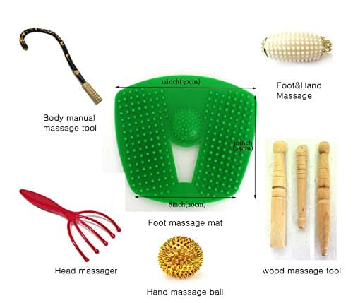 Acupressure Therapy Mat Massage Tool Set