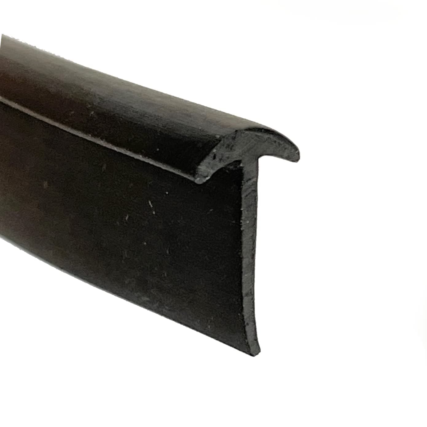 Flexible EPDM Black Rubber T Section T Shape Protector Trim 18mm x 10.5mm