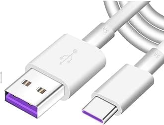 Super Charging Cable Replacement for Huawei P30 Pro 5A Supercharge USB Type C Cable, 3.3FT Super Fast Charge Type-C Cable for Huawei P20 Pro, Mate 20 Pro, Mate 10 Pro, P10 Plus, Mate 20 (White)