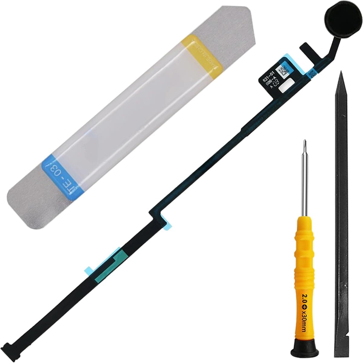 – Home Button Replacement for iPad 8 2020 10.2" 8th Gen(A2270 A2428 A2429 A2430), 2019 7 7th Gen(A2197 A2198 A2200), Latest Fingerprint Touch ID Flex Cable Connector Accessory with Repair Tools