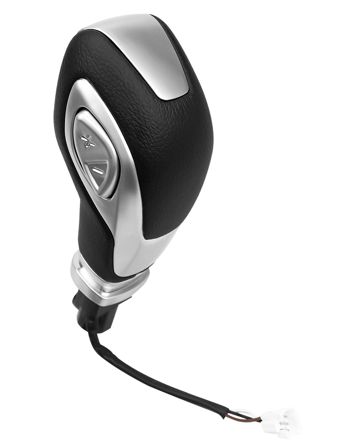 Auto Gear Shift Knob Handle with Button Fit for Ford Fusion 2013 Escort 2015-2019, Car Gear Shifter Lever Selector Replace DG9Z-7213-EA DG9Z-723, Matte